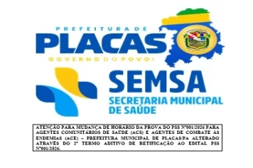 ATENÇÃO AOS CANDIDATOS DO PROCESSO SELETIVO SIMPLIFICADO Nº001/2026 PARA ACS E ACE QUE AINDA NÃO VIRAM